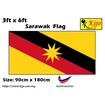 90cm X 180cm Sarawak Flag #FSK8984 #8984